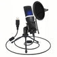 Christmas Gift USB Microphone Computer Condenser Recording Microphones for Laptop Desktop PC