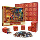 1008Pcs Advent Calendar Jigsaw Puzzles 24 Days Christmas Countdown Puzzles