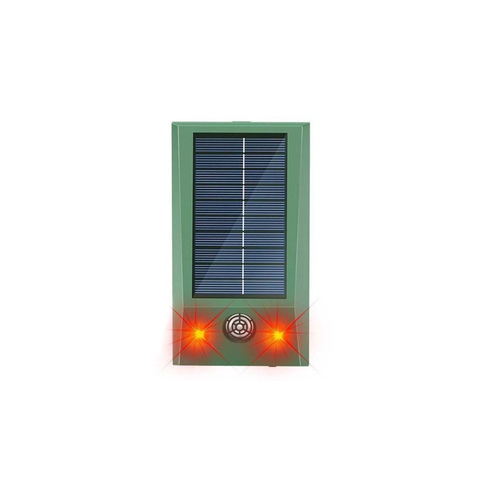 Solar Ultrasonic LED Animal Repeller for Outdoor