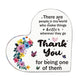 Appreciation Gift Acrylic Heart Shaped Keepsake Desktop Decor