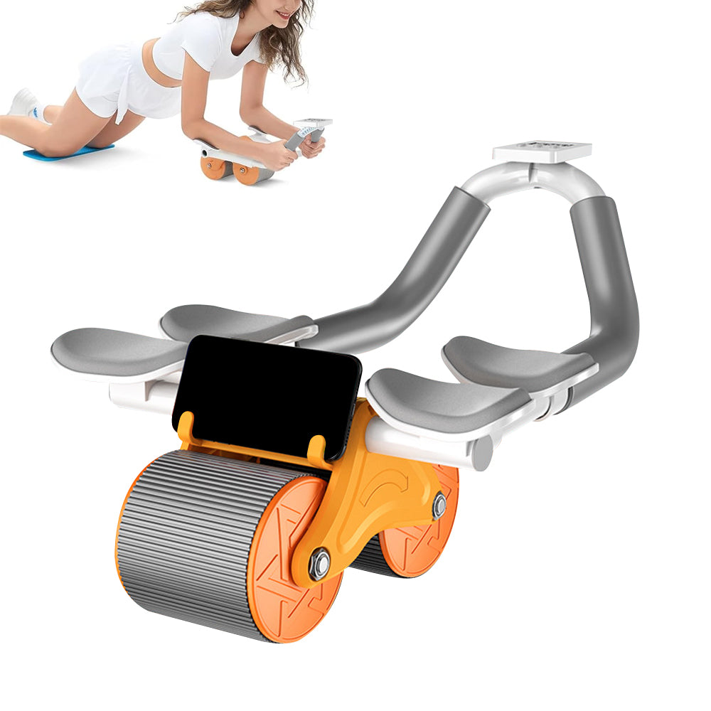 Automatic Rebound Ab Abdominal Roller Wheel with 4 Elbow Support