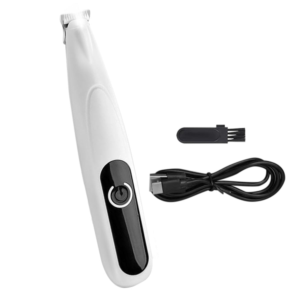 Cordless Pet Paw Trimmer with LED Light and Digital Display