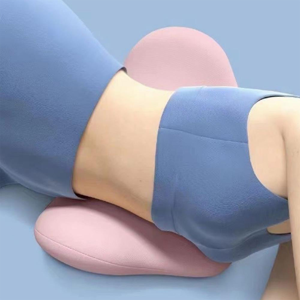 Lumbar Support Pillow Memory Foam Cushion-Black