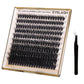 Lash Clusters with Spikes Wispy Cluster Eyelash Extensions Fluffy Eyelashes Clusters Set