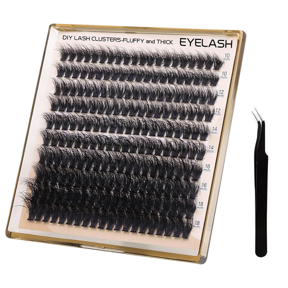 Lash Clusters with Spikes Wispy Cluster Eyelash Extensions Fluffy Eyelashes Clusters Set