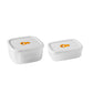 Food Storage Drain Containers with Lids and Ventilation Holes