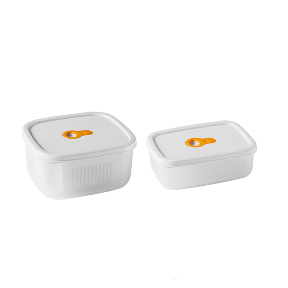 Food Storage Drain Containers with Lids and Ventilation Holes