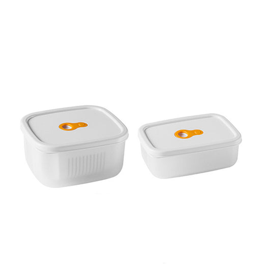 Food Storage Drain Containers with Lids and Ventilation Holes