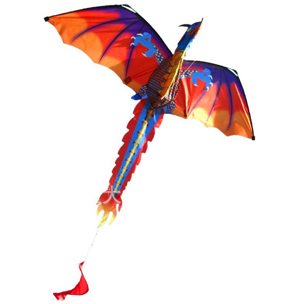 Classical Stereoscopic Dragon Kite With Tail and Flying Tool