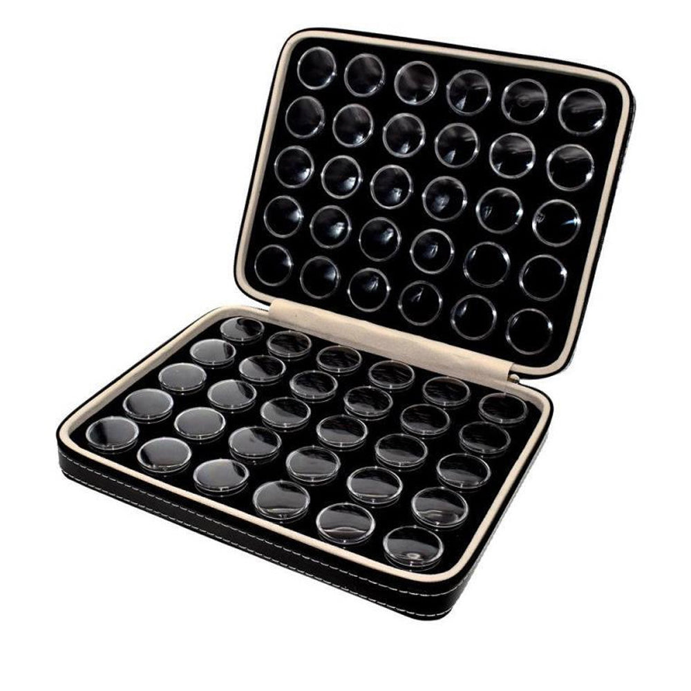 60 Compartment PU Rhinestone Gemstone Display and Storage Box