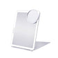 USB Rechargeable Folding Lighted Makeup Mirror with 3 Colors Light Modes