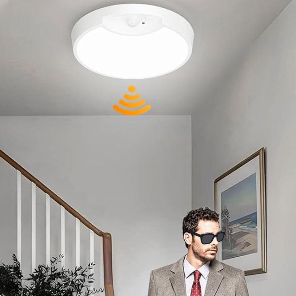 LED Sensor Ceiling Light with Motion Sensor USB Rechargeable Induction Ceiling Lamp