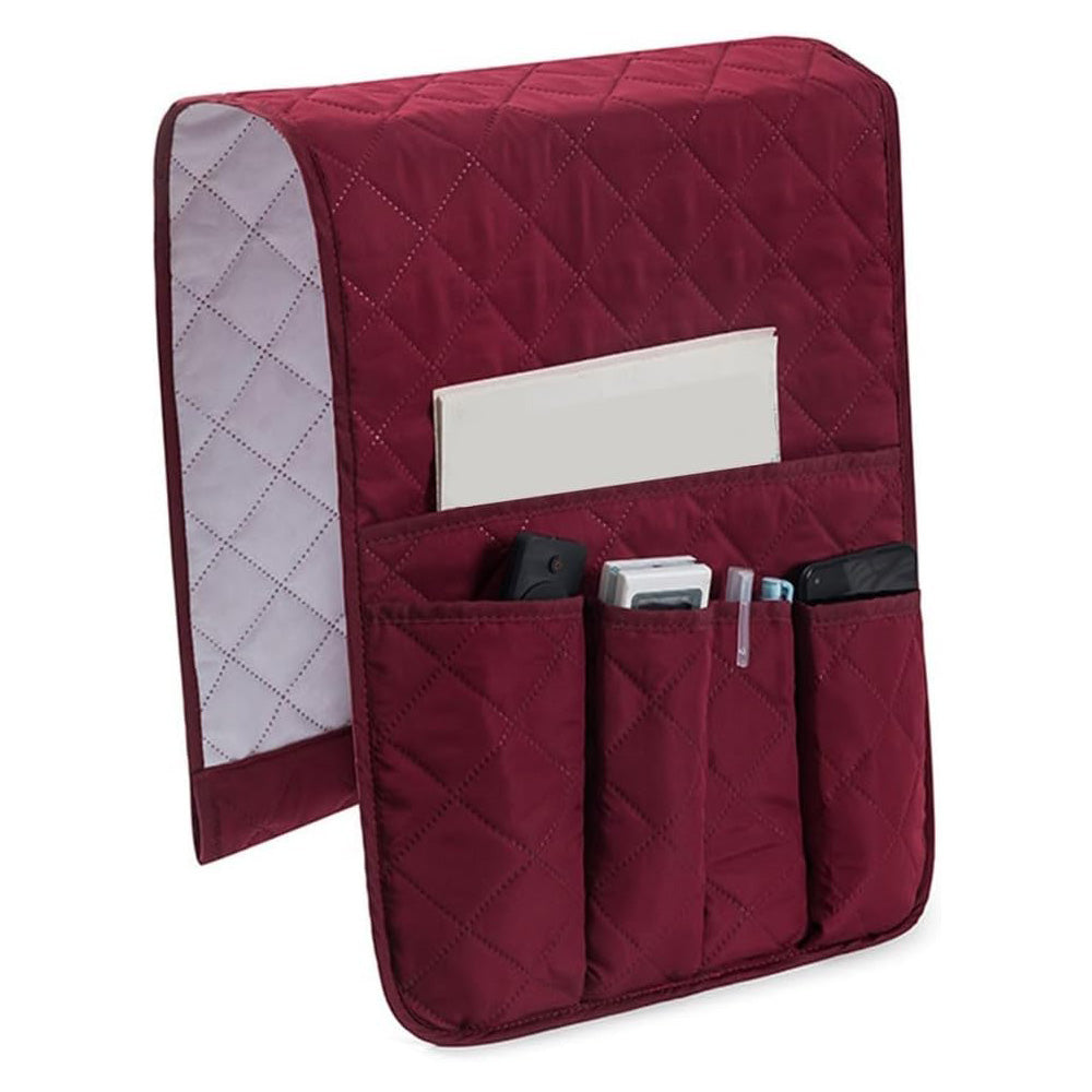 5 Pocket Sofa Armrest Organizer Remote Holder Bag for Couch and Chair