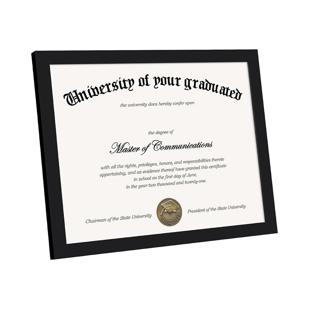 Certificate Frame with PVC for Diploma Document Photo Display