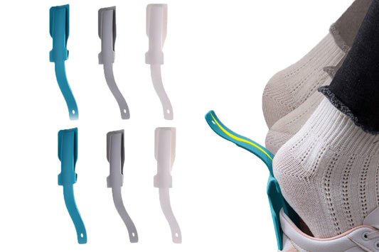 6Pcs Portable Lazy Shoe Lifting Helper Random Colour