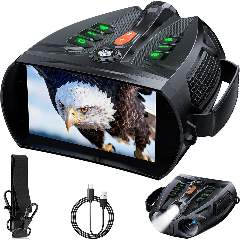 4K Night Vision Goggles Night Vision Binoculars for Camping Wildlife Observation