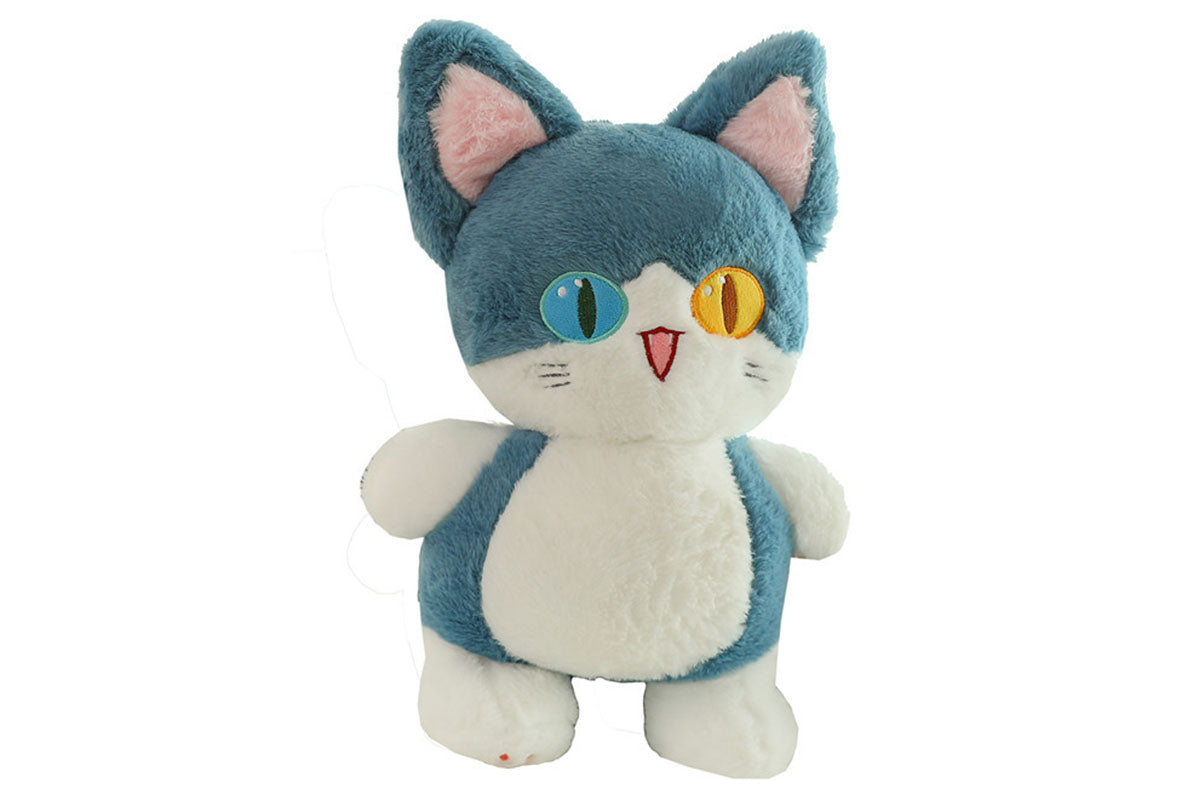 Anxiety Relief Plush Toy with Heartbeat Simulator and Zipper Back