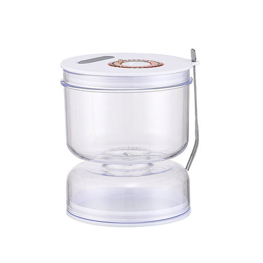 Pickles Jar with Strainer Flip with Airtight Lids and Forks