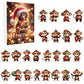 2025 Advent Countdown Calendar Funny Monkey Ornament Christmas Hanging Ornaments