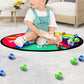 72CM Large Dart Board For Kids With 12 Sticky Balls Double-Sided Dart Board Game