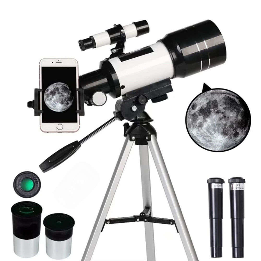 Astronomical Telescope 70mm Aperture Refractor Telescope with Tripod for Astronomy Beginner