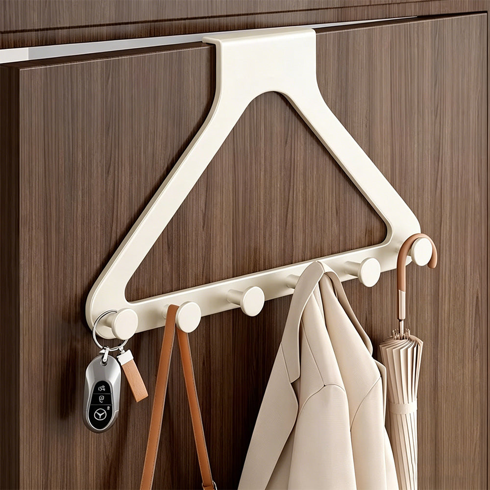 Over The Door Hook Rack Heavy Duty Door Back Hanging Hook Storage Organizer No Drill