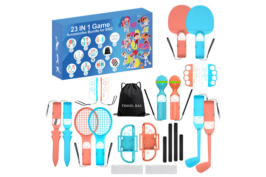 23-in-1 Switch 2 Sports Accessories Bundle