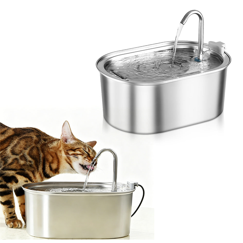 Electric Pet Water Dispenser Cat Dog Fountain 3L Drinking Automatic Sensor