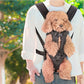 Dog Carrier Backpack Hands-Free Front Carriers Legs Out Pockets