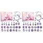 2 Sets 24 DAYS Christmas Advent Countdown Calendar Charm Bracelet Making Kit