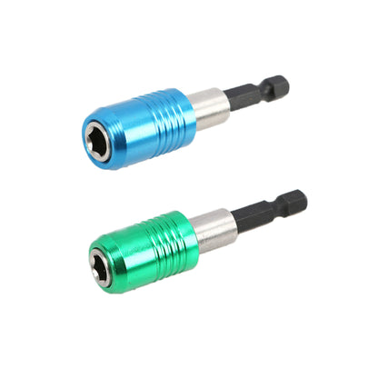 2Pcs Self-Locking 1/4 Inch Hex Driver Adjustable Screw Depth Bit Holder