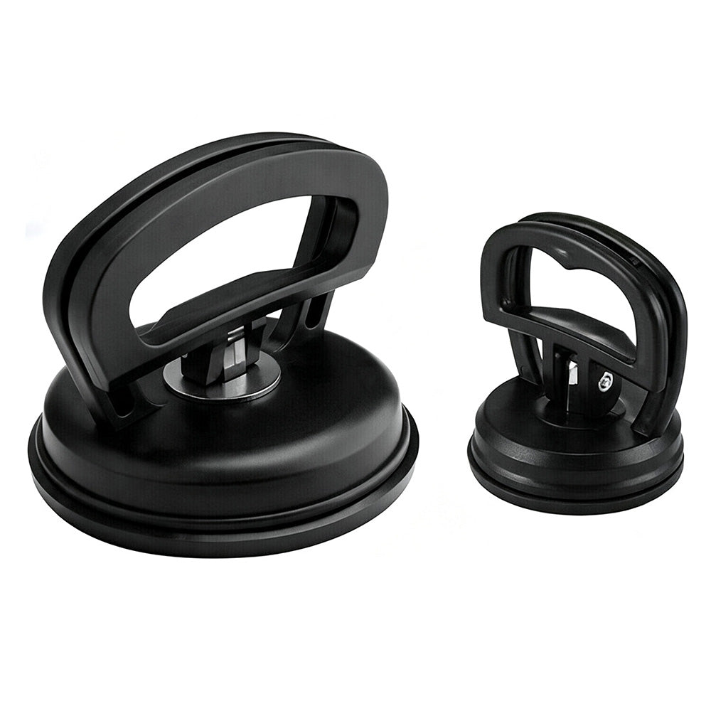 2 Piece Handheld Suction Cup Automotive Dent Puller Set in Two Sizes