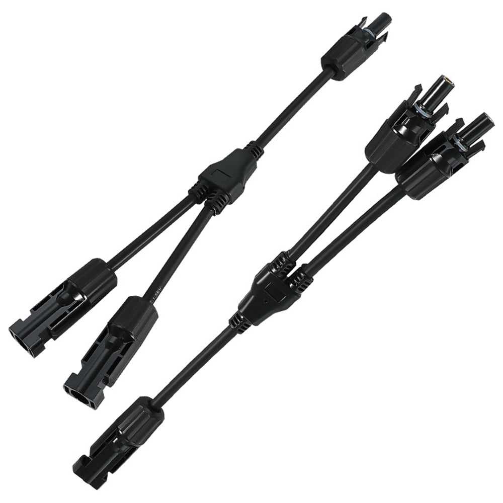 2Pcs Solar Y Connector for Cable Plug Inline Solar PV Panel