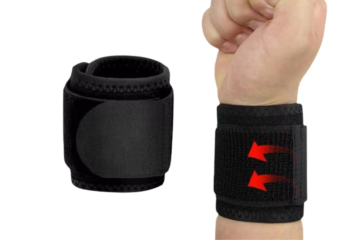 2 Pcs Wrist Compression Strap and Wrist Brace Support for Fitness Weightlifting