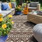 Geometric Striped Pattern Rug