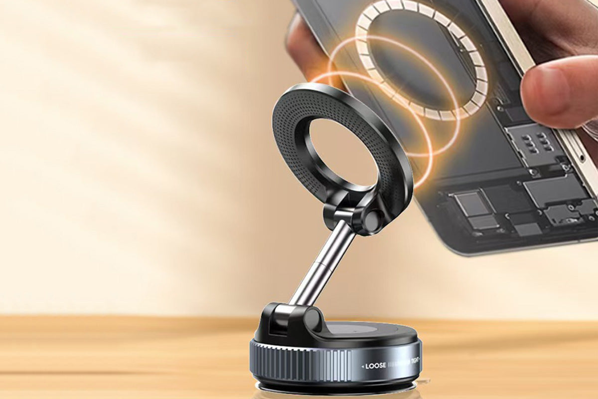 Attractive Car Phone Holder with Vacuum Suction for Dashboard and Windshield