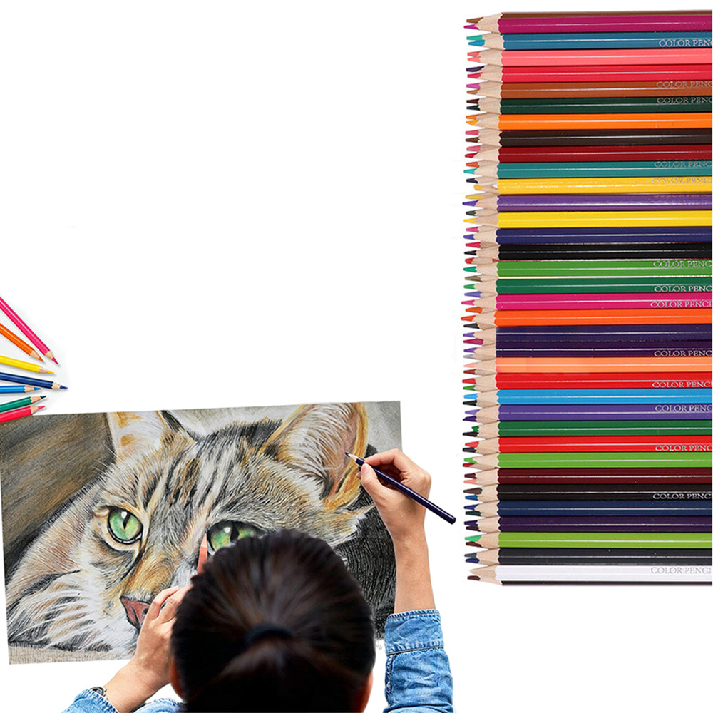 Pre Sharpened Colored Pencil Set for Drawing Coloring and Blending