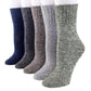 5 Pack Winter Warm Knit Socks Thick Soft Multicolor Free Size for Men and Women