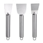 3 Piece Stainless Steel Ice Scraper Kit for Freezer Kitchen Grease Adhesive