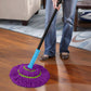 2Pcs Detachable Pole Fibre Self Wringing Mop with a Replacement Head