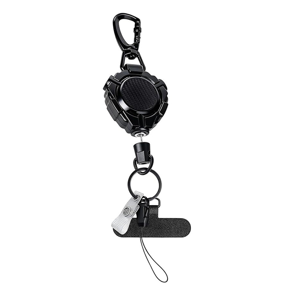 Anti Theft Phone Strap with Phone Tether Carabiner Retractable Phone Lanyard for Outdoor