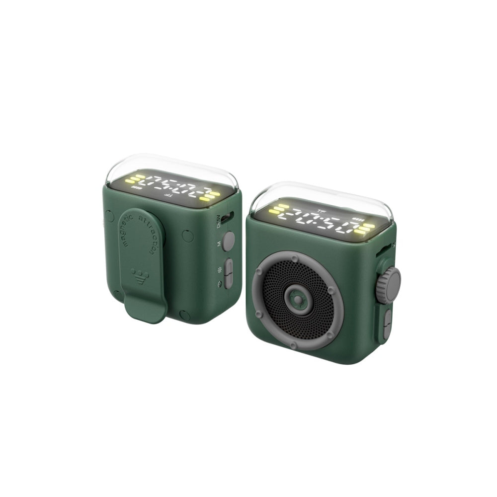 Wearable Bluetooth Speakers Clip-On Portable Small Personal Speaker for Golf Work Pool
