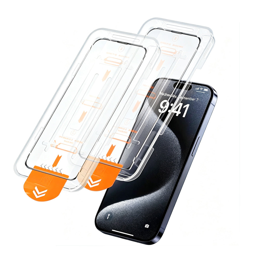 2 Pack Tempered Glass Screen Protector for iPhone 18 Pro and Pro Max-High Definition Clear