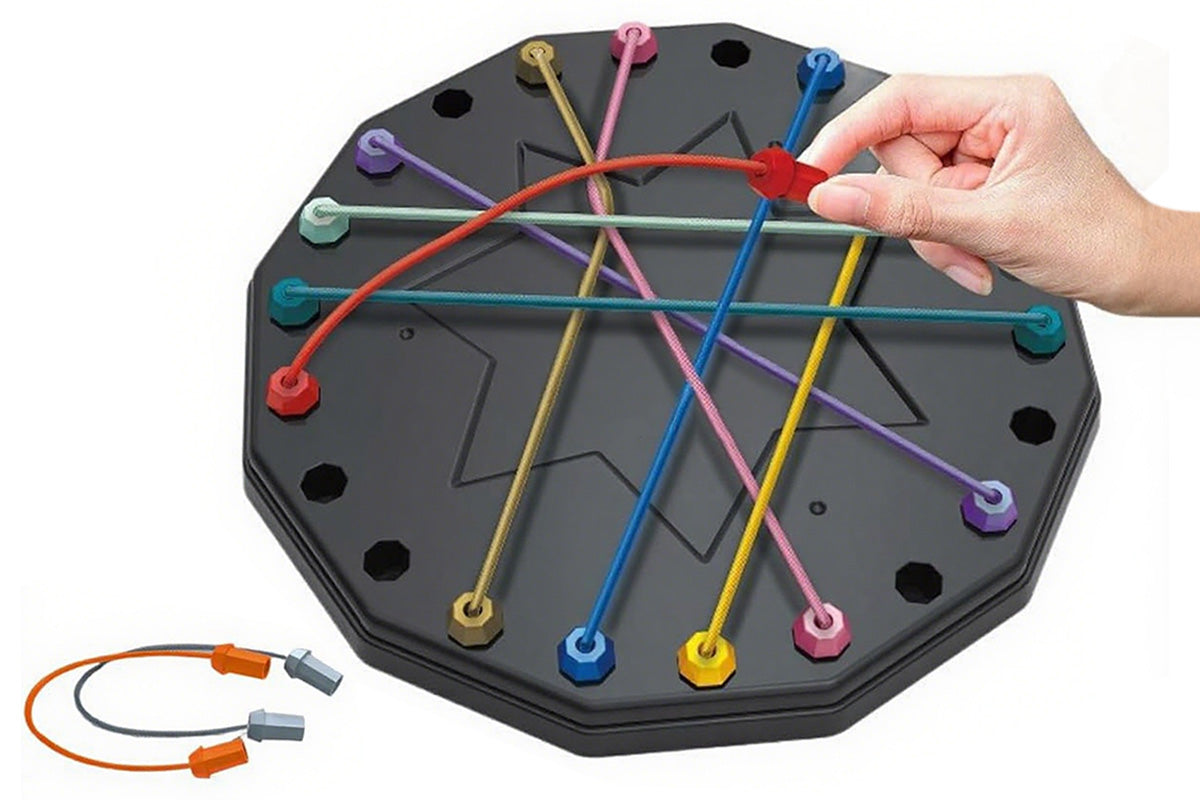 Rope Untangling Puzzle Game Educational Brain Teasing Logic Board Game