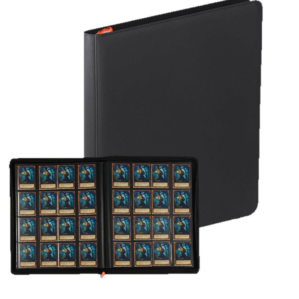 16 Pocket Card Binder 1024 Capacity PVC Free Hard Shell Waterproof Zipper