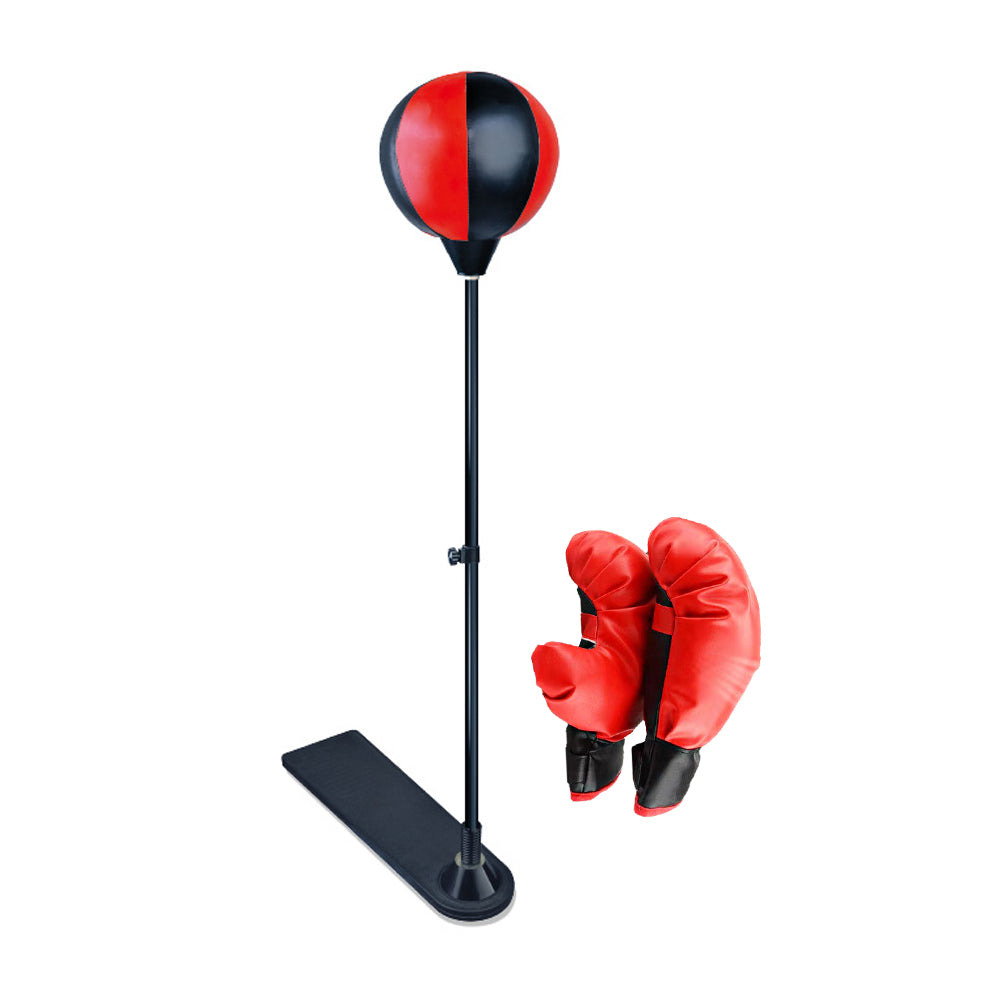 Junior Boxing Set Punching Bag with Adjustable Stand and Gloves
