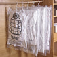 4Pcs Set Hanging Vacuum Bags Clothes Storage Cover
