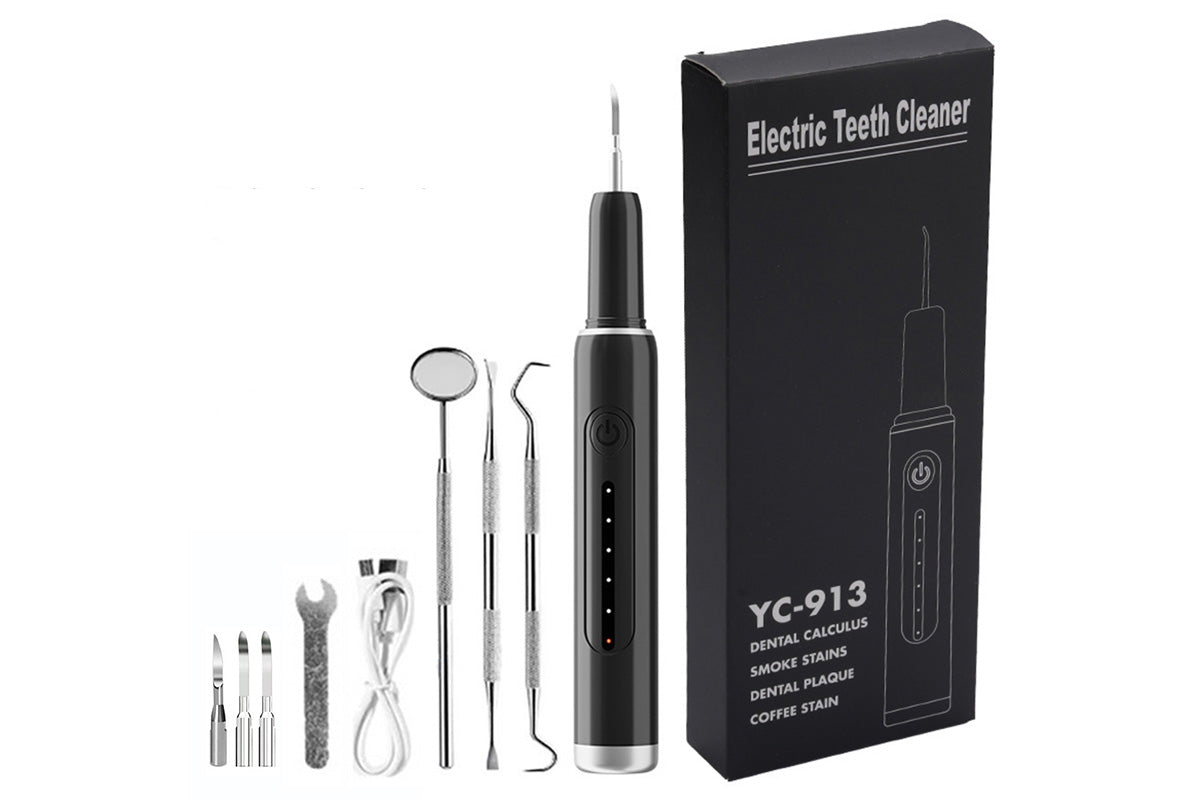 Ultrasonic Dental Cleaner Smart Tartar Remover with UV Care and 5 Cleaning Modes