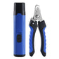 Rechargeable Nail Grinder Trimmer and Claws Clipper Kit for Dogs and Cats