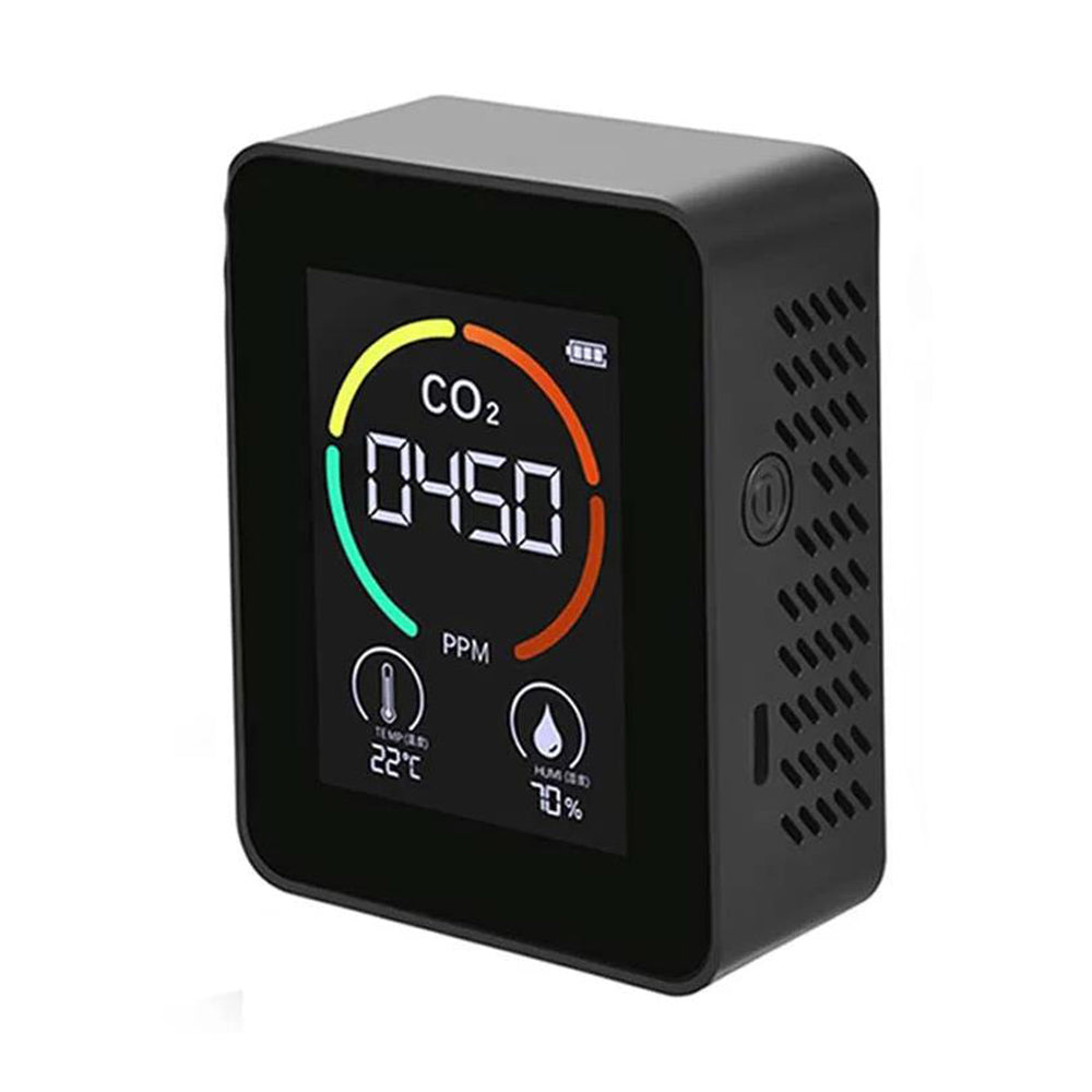 3-in-1 CO2 Meter Temperature Humidity Air Quality Monitor Detector